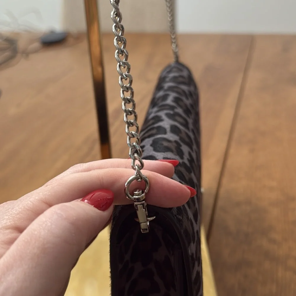 Aquatalia Leopard Clutch